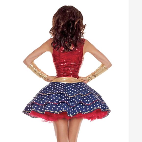 Wonderful Sweetheart 3Pc Costume Women Plus Size 5X Roleplay Cosplay Dress - Picture 7 of 9